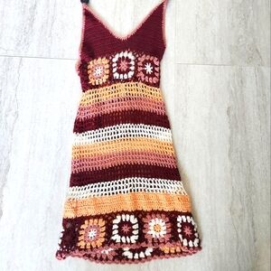 Crochet Halter Dress -Nasty Gal